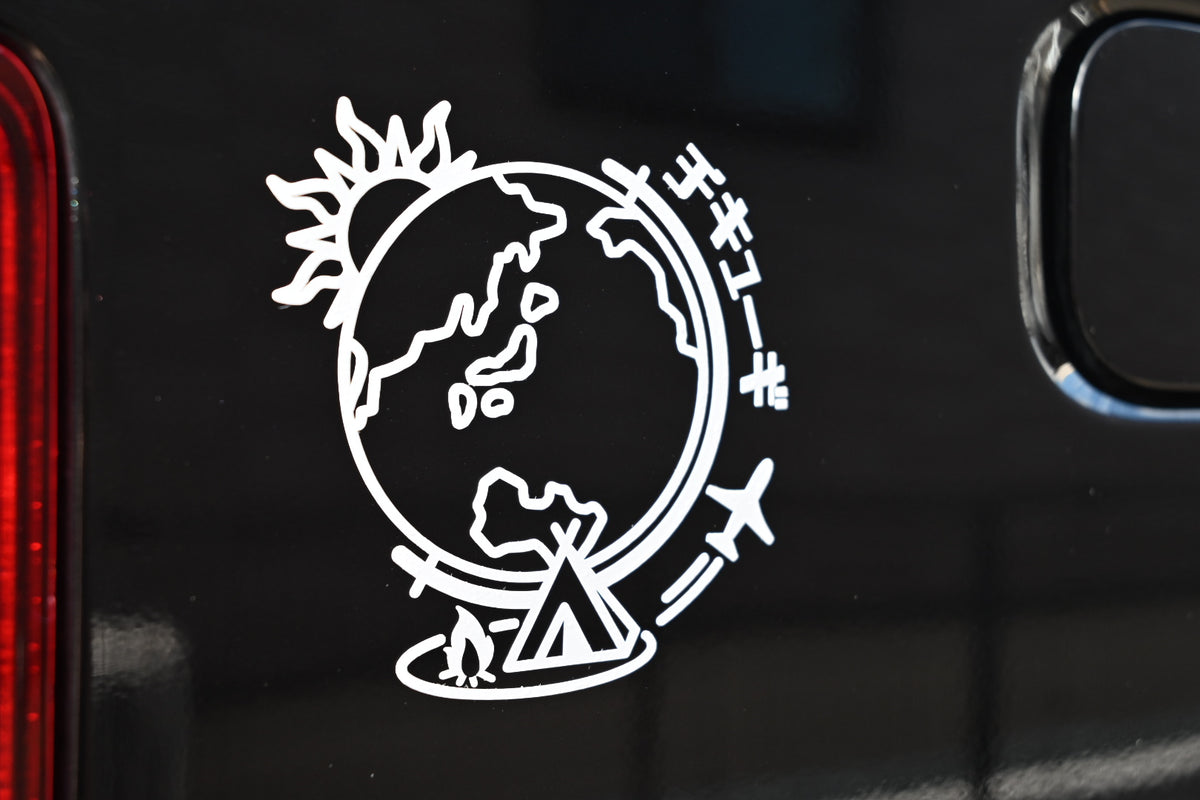 チキューギ カッティングステッカー『チキューギ ロゴ』転写