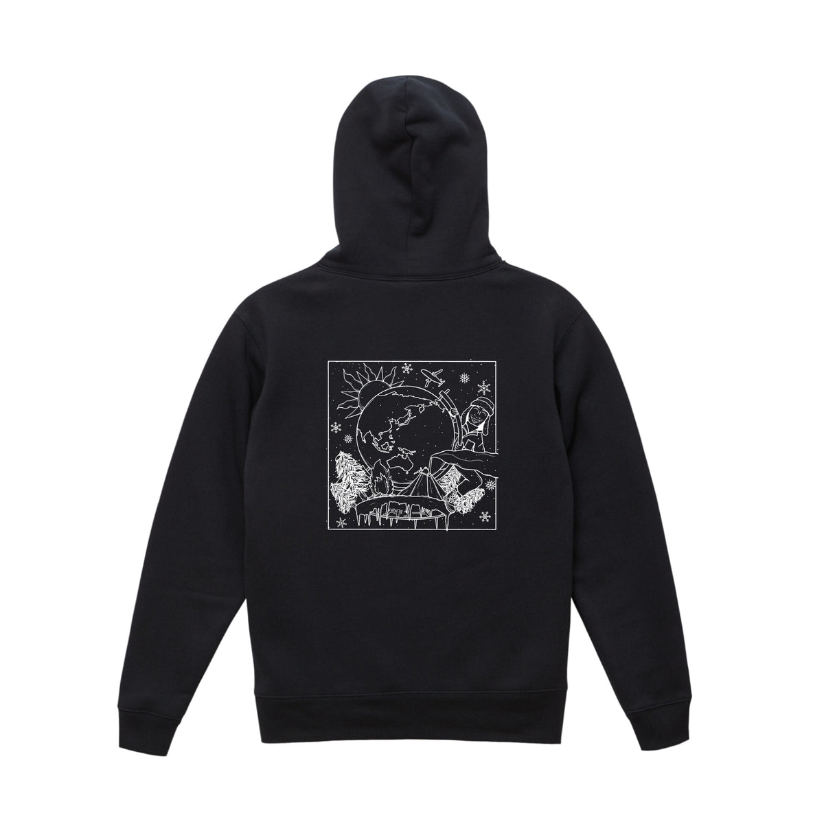 チキューギ パーカ(裏起毛)10.0オンス T/C スウェット プルオーバー