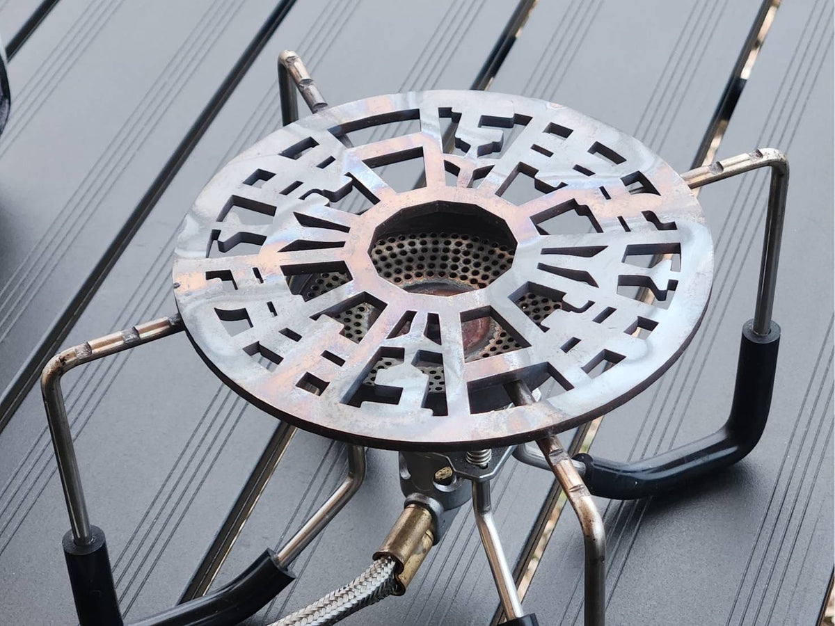 日本製 ミニ五徳 ステンレス製 アウトドア キャンプ バーナー 汎用ゴトク