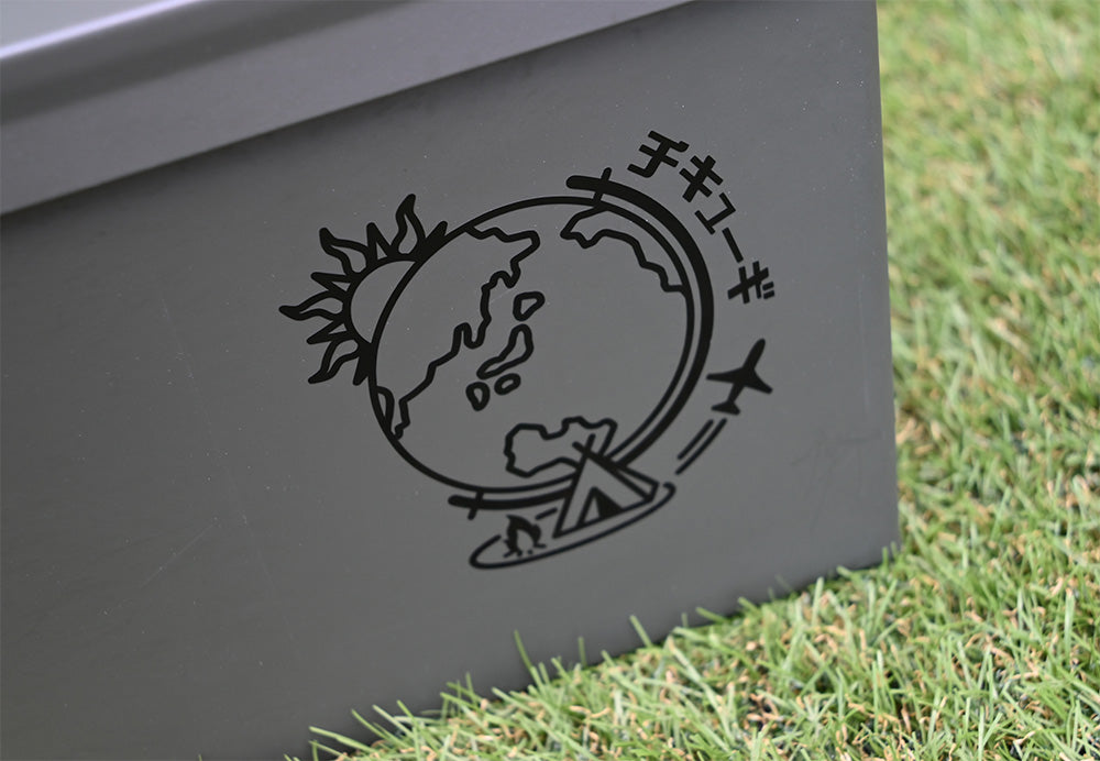 チキューギ カッティングステッカー『チキューギ ロゴ』転写