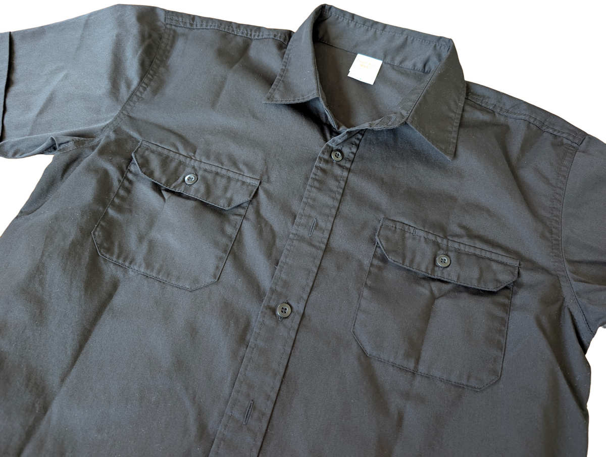 チキューギ ワークシャツ「地球游技」T/C ボタンシャツ