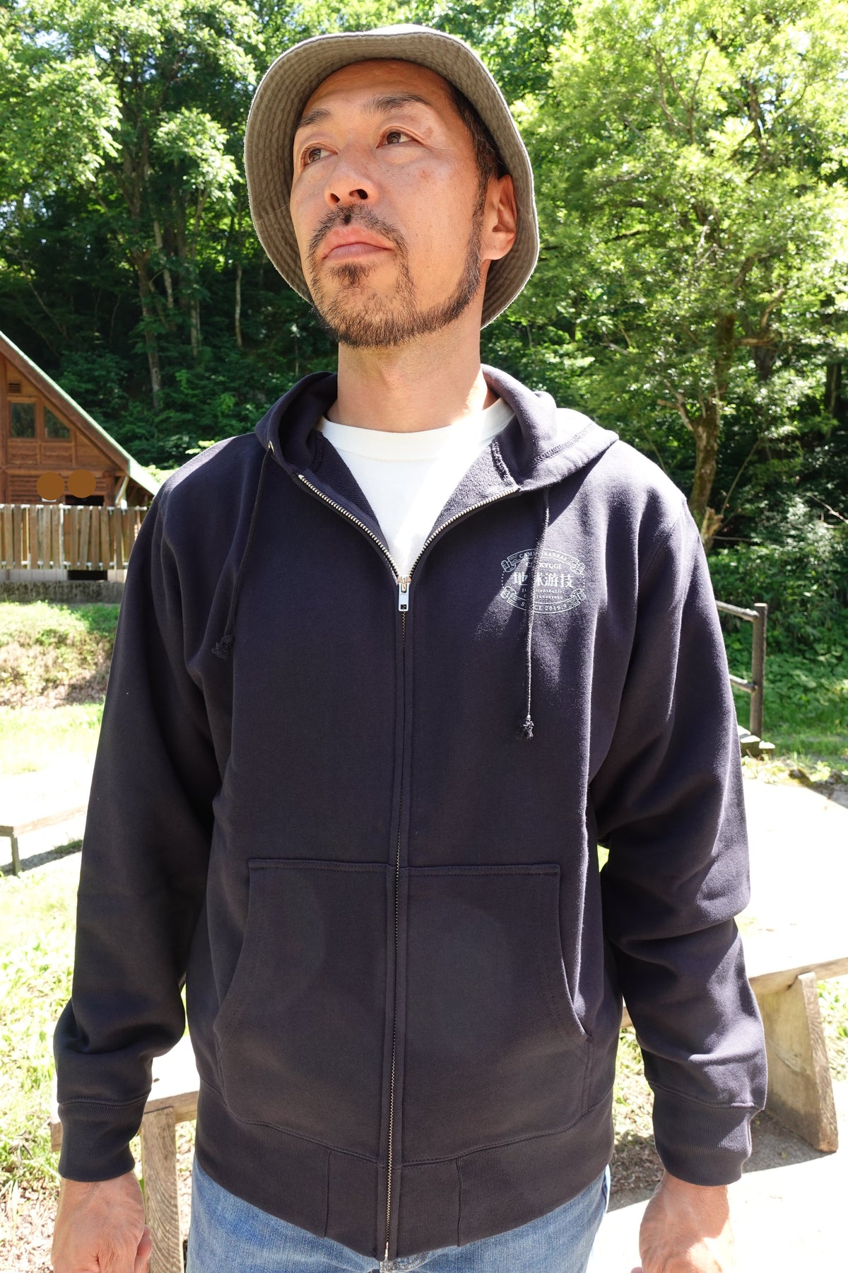 チキューギ.浪漫フルジップ パーカ 10.0オンス スウェット (裏パイル) CGRP-10.0