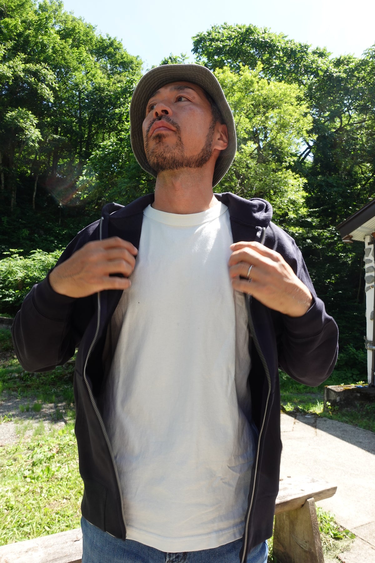 チキューギ.浪漫フルジップ パーカ 10.0オンス スウェット (裏パイル) CGRP-10.0