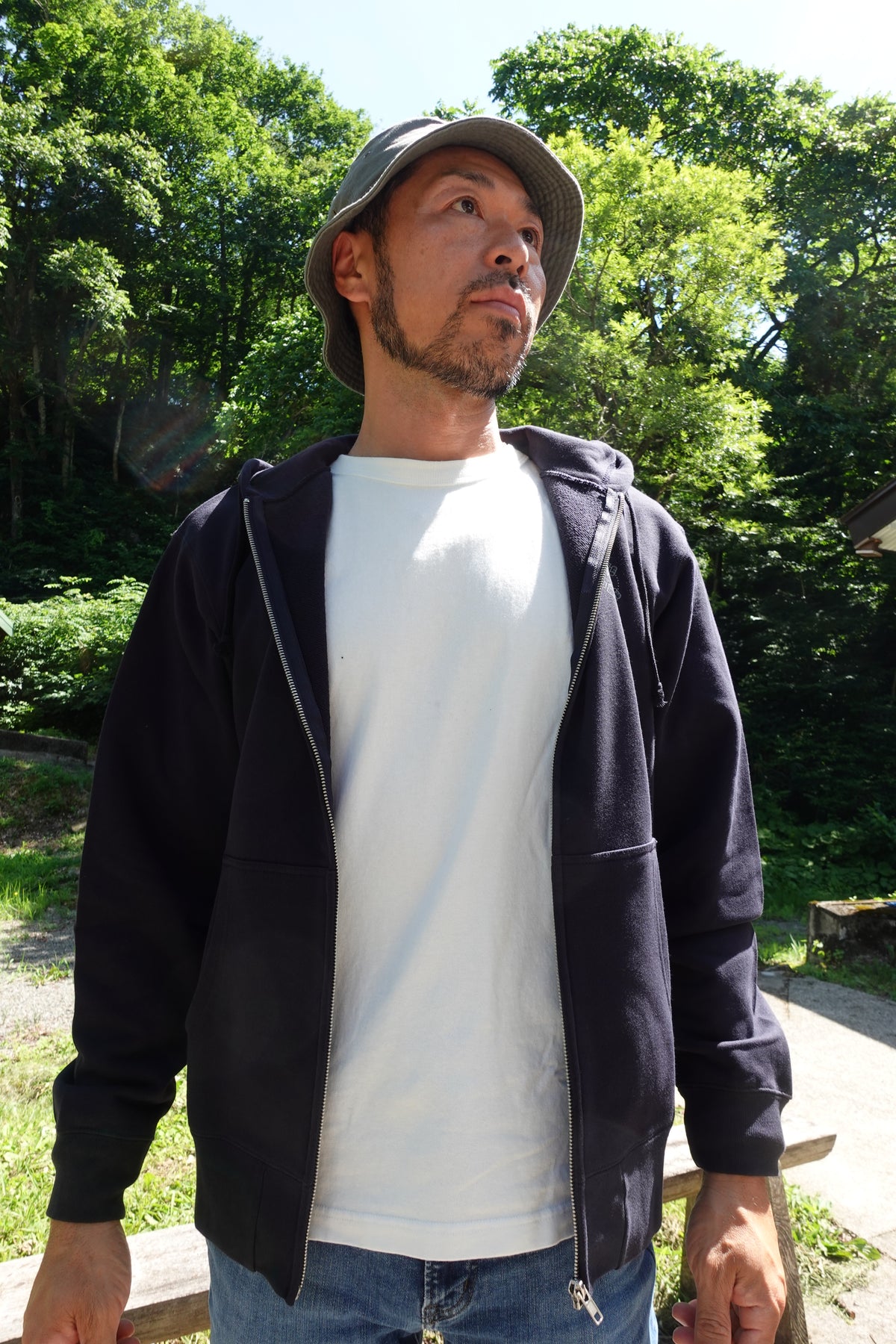 チキューギ.浪漫フルジップ パーカ 10.0オンス スウェット (裏パイル) CGRP-10.0