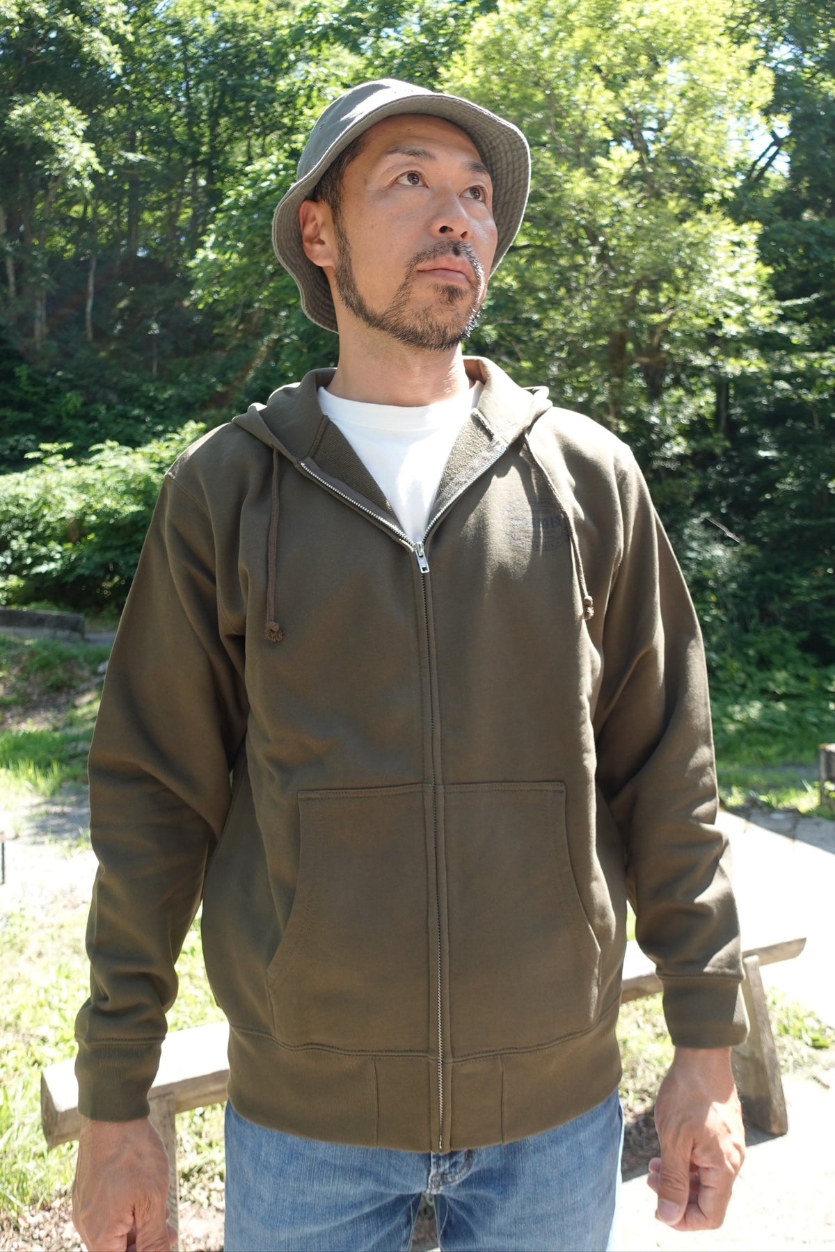 チキューギ.浪漫フルジップ パーカ 10.0オンス スウェット (裏パイル) CGRP-10.0