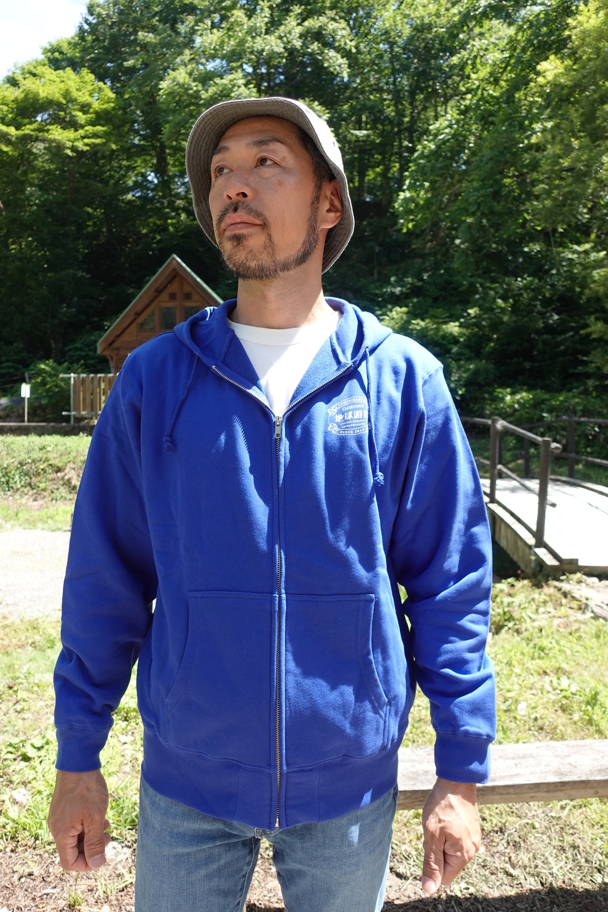 チキューギ.浪漫フルジップ パーカ 10.0オンス スウェット (裏パイル) CGRP-10.0