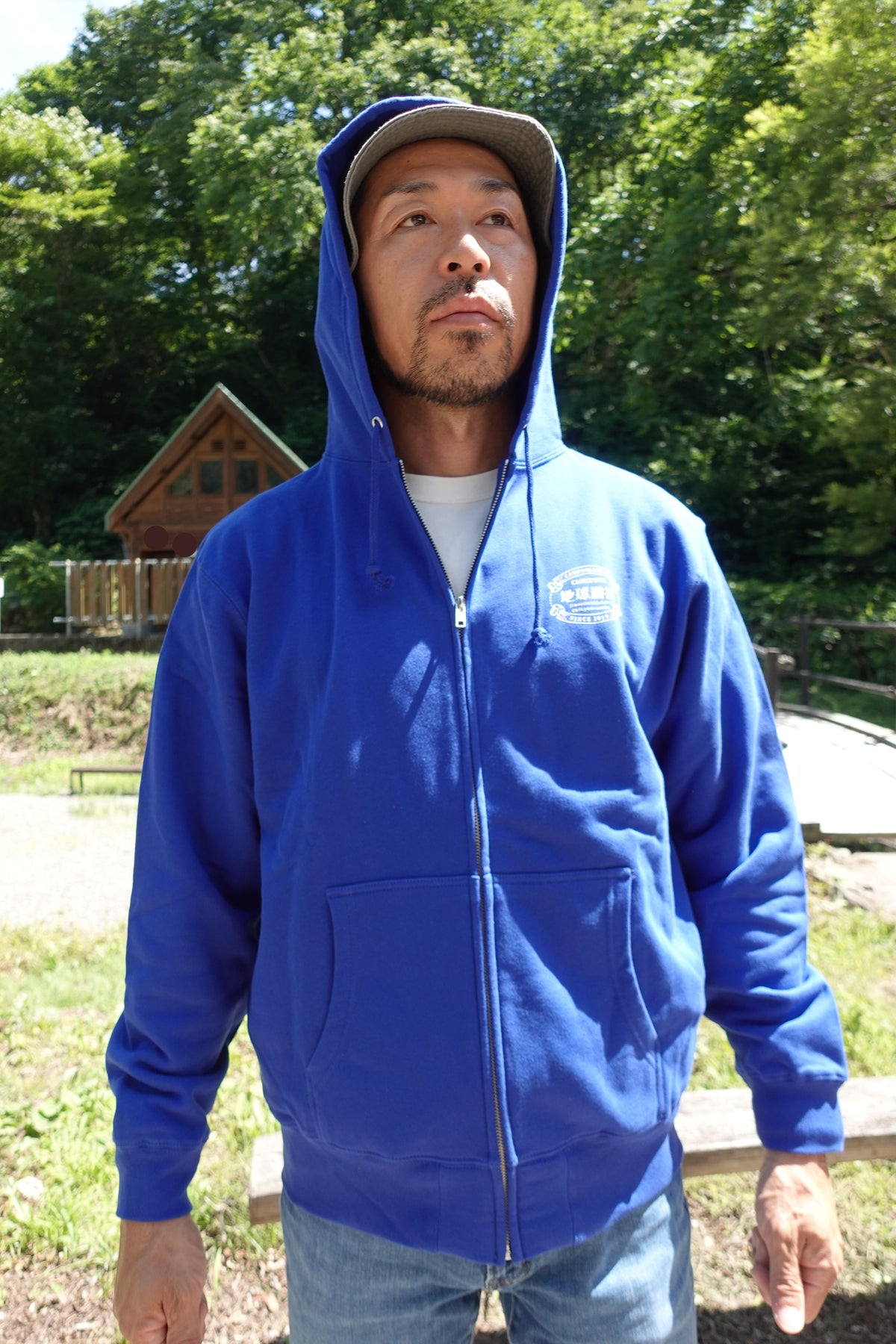 チキューギ.浪漫フルジップ パーカ 10.0オンス スウェット (裏パイル) CGRP-10.0