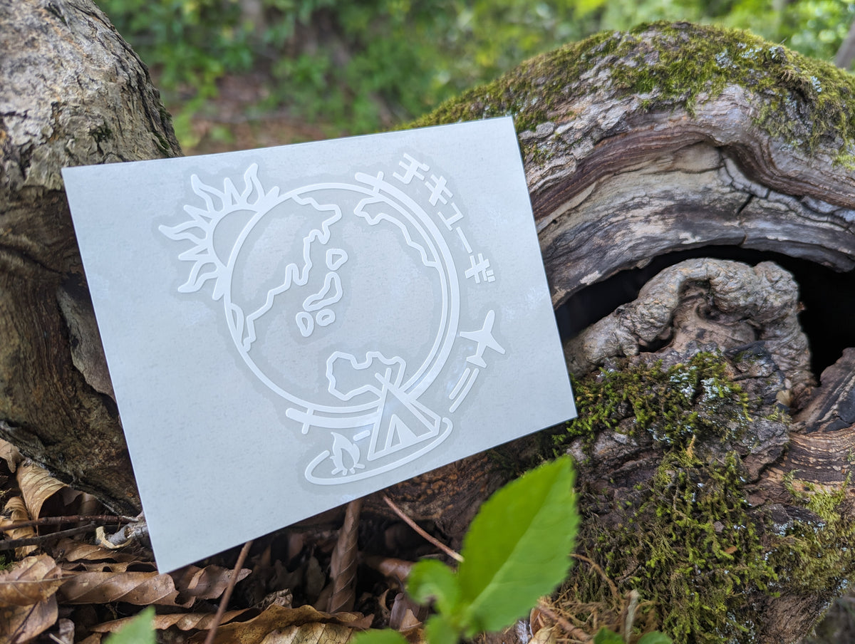 チキューギ カッティングステッカー『チキューギ ロゴ』転写