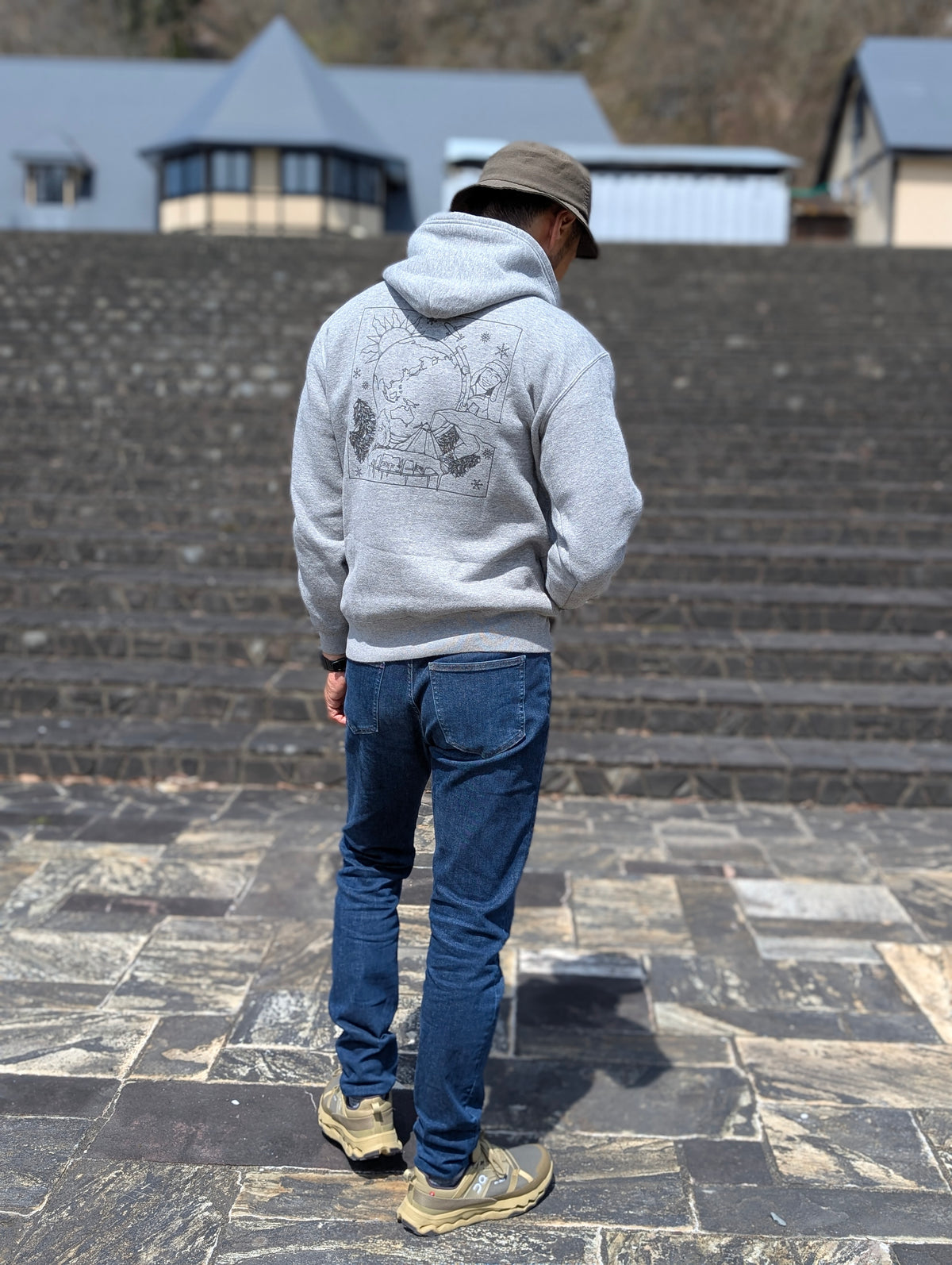 チキューギ パーカ(裏起毛)10.0オンス T/C スウェット プルオーバー