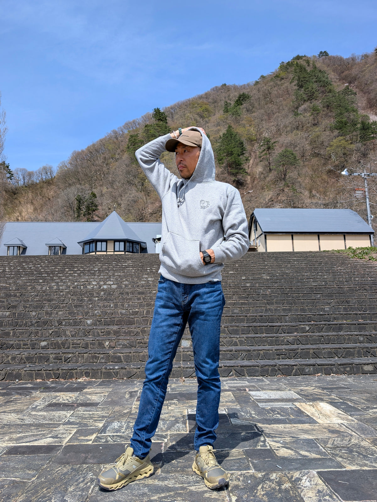 チキューギ パーカ(裏起毛)10.0オンス T/C スウェット プルオーバー