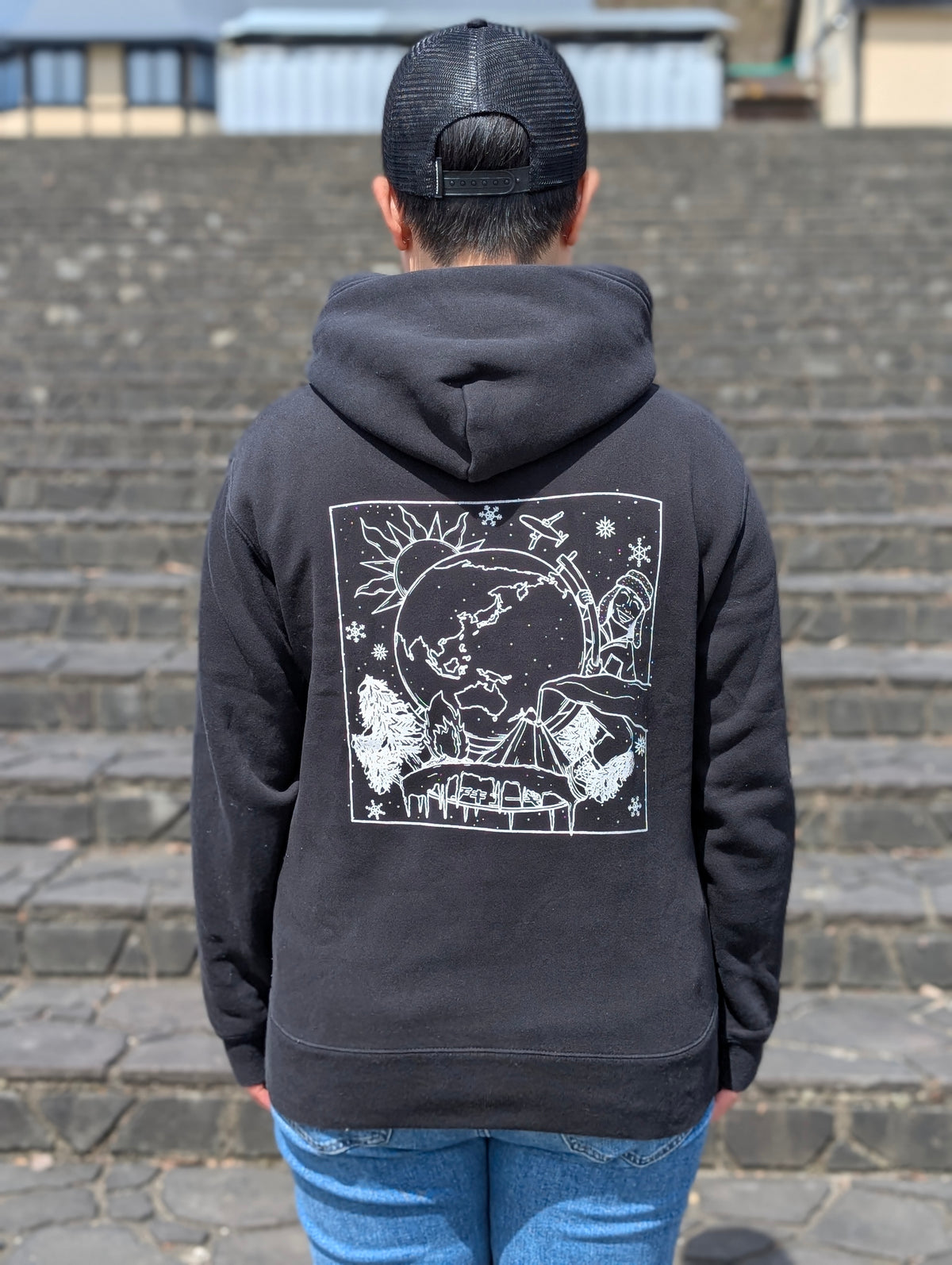 チキューギ パーカ(裏起毛)10.0オンス T/C スウェット プルオーバー