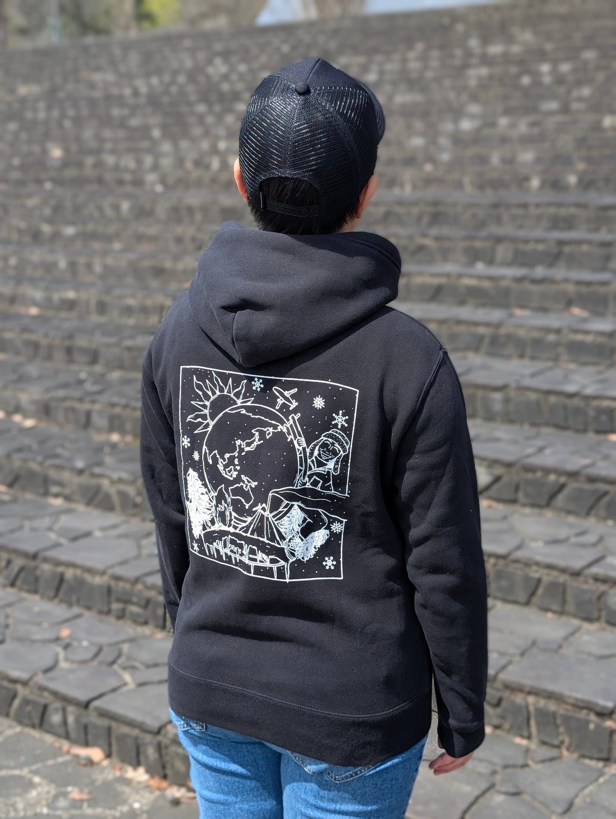 チキューギ パーカ(裏起毛)10.0オンス T/C スウェット プルオーバー