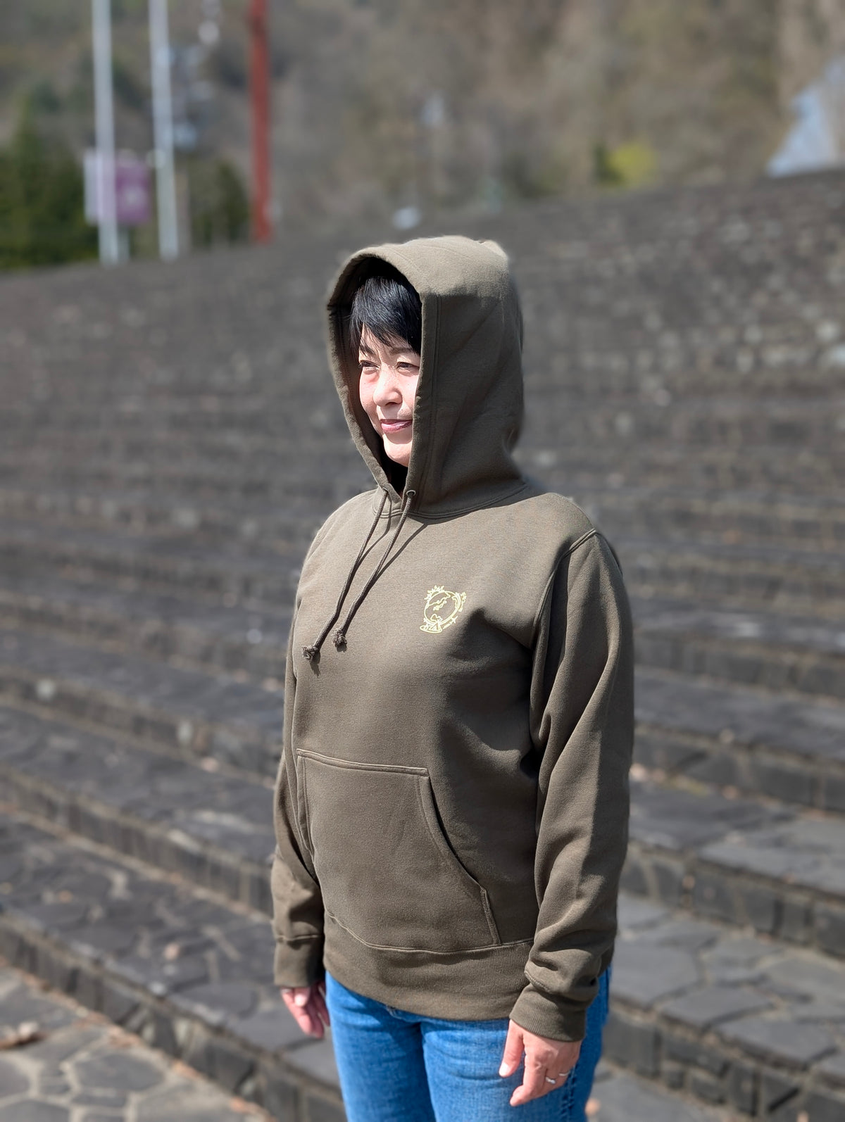 チキューギ パーカ(裏起毛)10.0オンス T/C スウェット プルオーバー