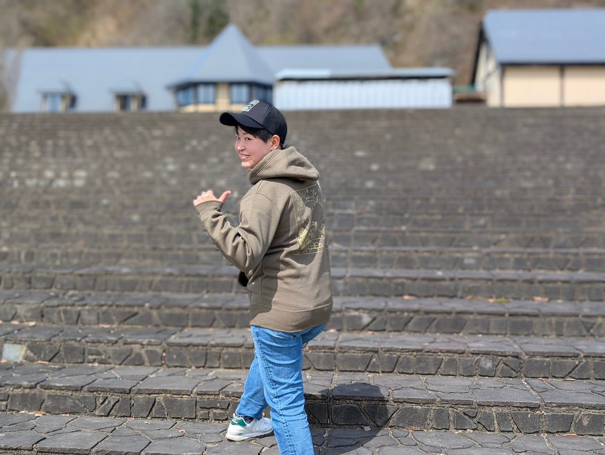 チキューギ パーカ(裏起毛)10.0オンス T/C スウェット プルオーバー