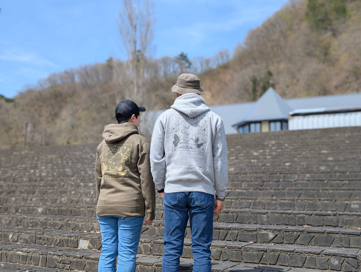 チキューギ パーカ(裏起毛)10.0オンス T/C スウェット プルオーバー