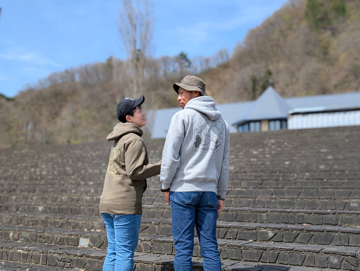 チキューギ パーカ(裏起毛)10.0オンス T/C スウェット プルオーバー