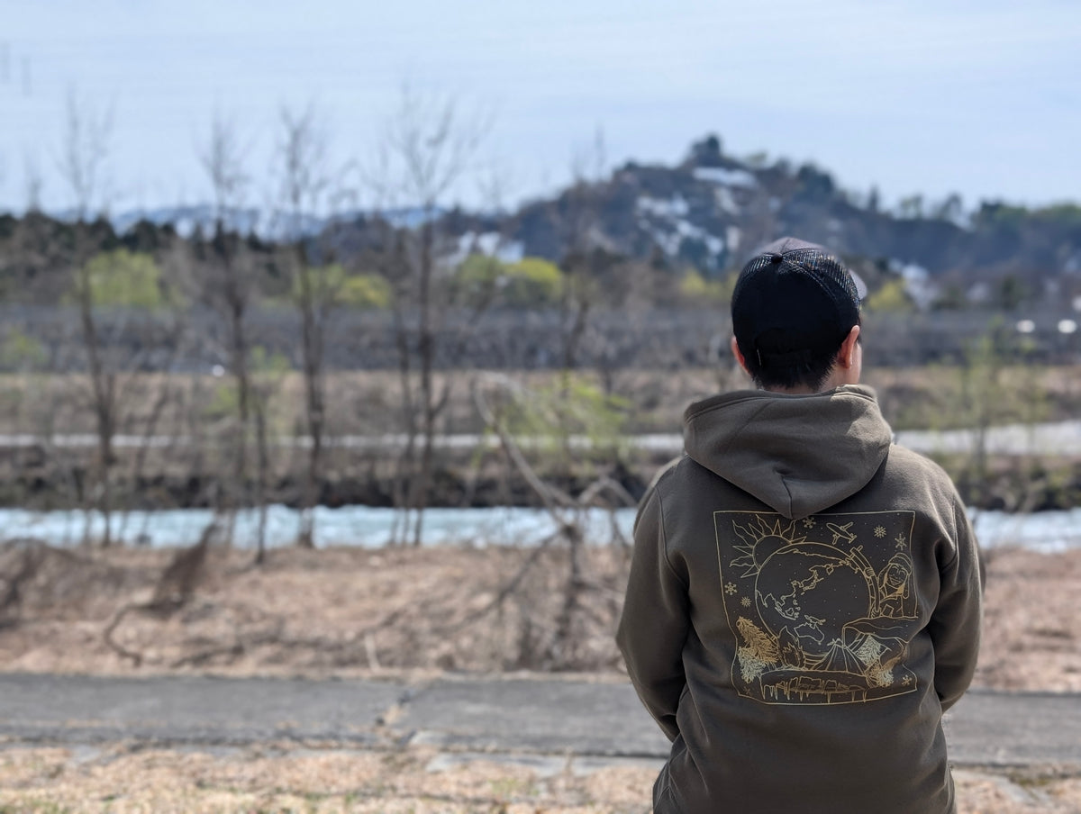 チキューギ パーカ(裏起毛)10.0オンス T/C スウェット プルオーバー