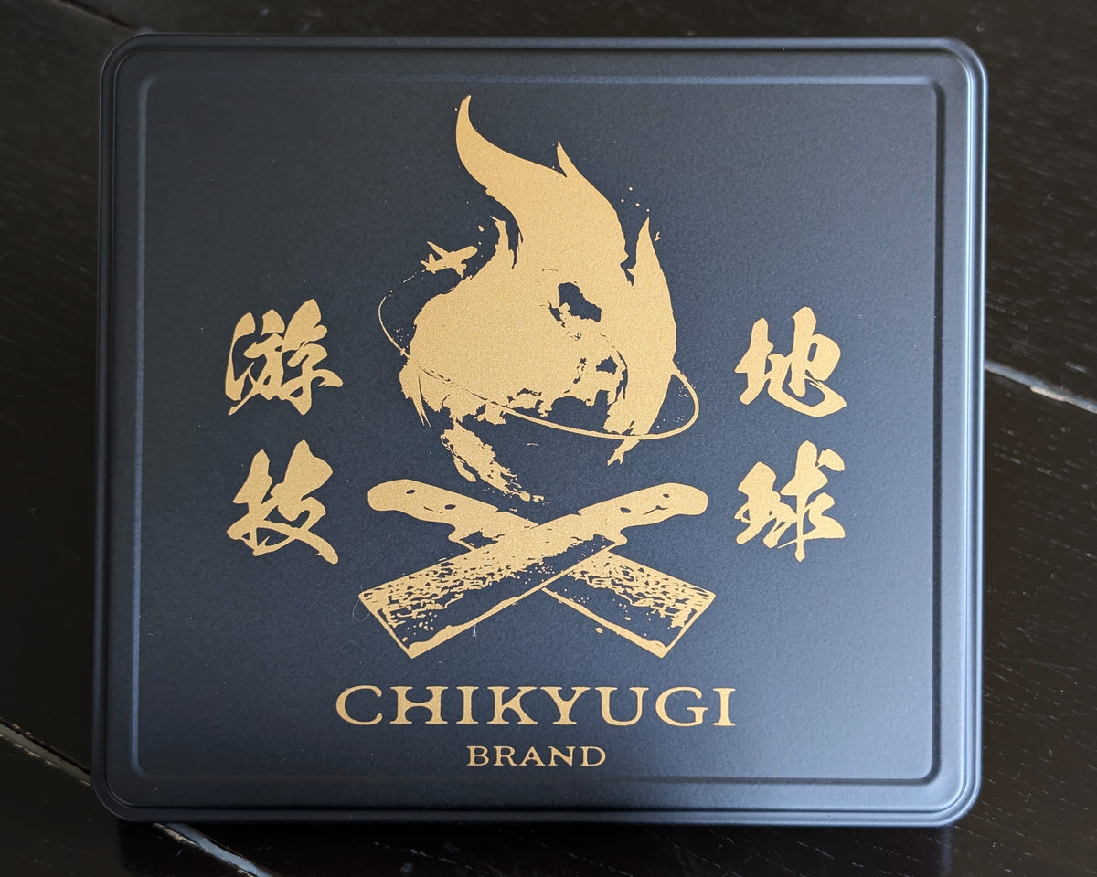 チキューギ.収納缶BOX 漢缶 高級ブラックシリコン加工 燕三条