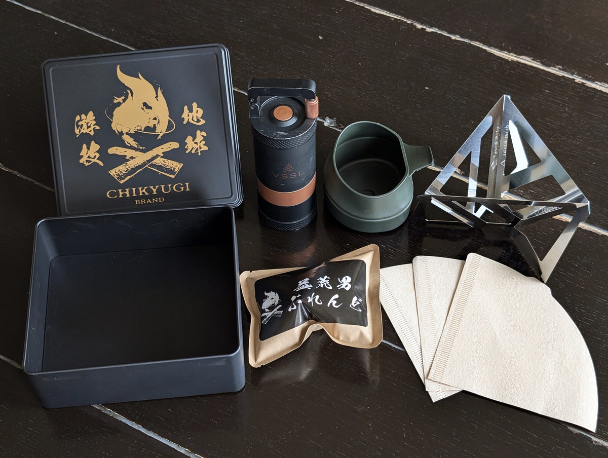 チキューギ.収納缶BOX 漢缶 高級ブラックシリコン加工 燕三条