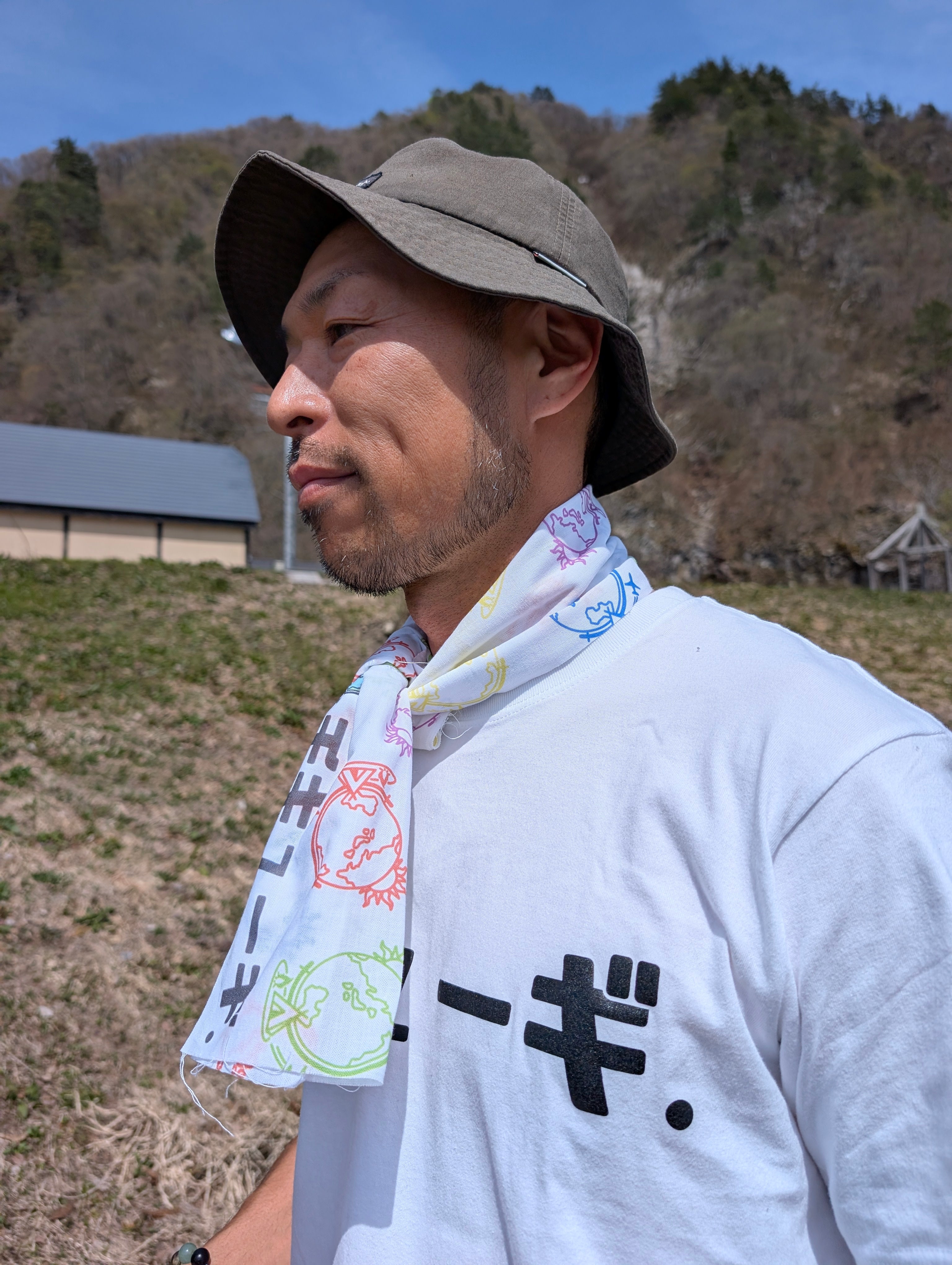 チキューギ ロゴ 手ぬぐい フルカラー – 地球游技